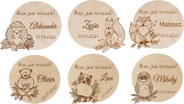 СПАСИБО ГОДОВОЙ МАГНИТ ЛЕСНЫЕ ЖИВОТНЫЕ ПОДАРОК