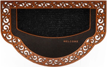 WYCIERACZKA WEJŚCIOWA ZEWNĘTRZNA MASYWNA BRĄZOWA POD DRZWI DO BUTÓW