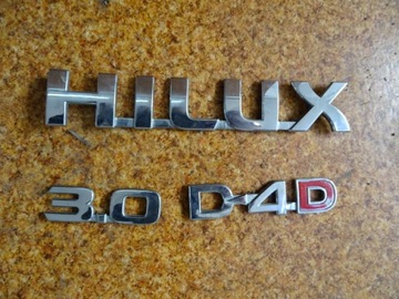 TOYOTA HILUX 07R LOGO NÁPIS LITR DVEŘE ZNAK