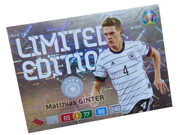 PANINI EURO 2020 KARTA LIMITED GINTER