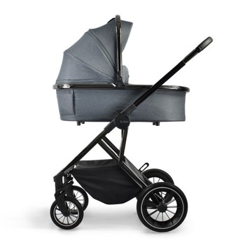 IBEBE PRO 03 ГРАФИТОВАЯ ДЕТСКАЯ КОЛЯСКА АДАПТЕРЫ 2 В 1