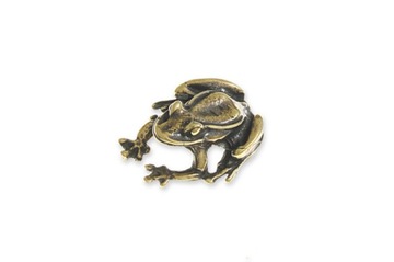 MINIATUROWA FIGURKA ZE ZŁOTĄ ŻABĄ aj1446