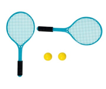 Скетч - теннисный комплект, сетка, ракетки, мячи.