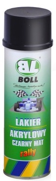 LAKIER AKRYLOWY CZARNY MAT - RALLY BOLL 500ml