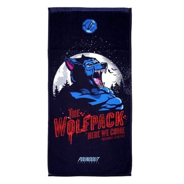 Ręcznik na siłownię frotte WOLFPACK 35 x 70 cm