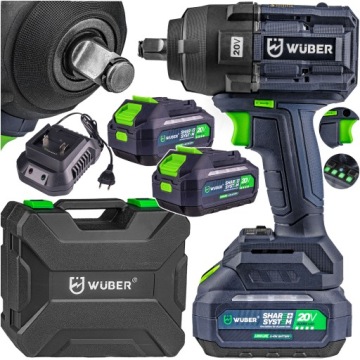 Aku Rázový Utahovák Bezkartáčový Elektrický Set 2X Aku Wuber