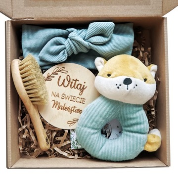 niebieska opaska dla niemowląt 68 74 babybox