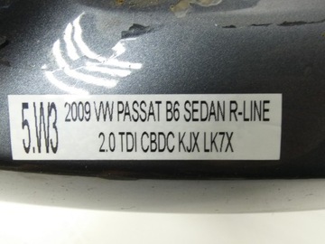 КОМПЛЕКТ ПЕРЕДНЕГО БАМПЕРА VW PASSAT B6 R-LINE LK7X
