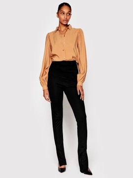 Grube legginsy z jerseyu, z rozcięciami / NA-KD / 32/XXS
