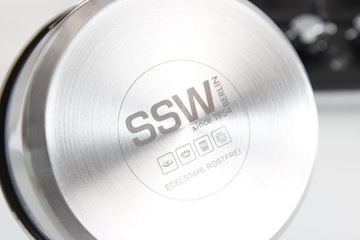 Набор кастрюль SSW Berlin Berliner, сталь, 7 шт.