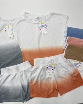 ЦВЕТА на выбор Комплект из блузки и шорт LaTynka ПРЕМИУМ хлопок