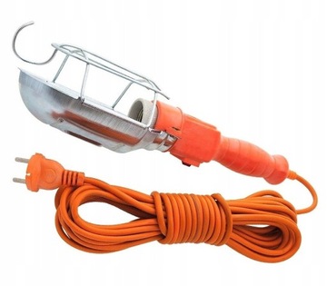 LAMPA WARSZTATOWA KANAŁOWA + KABEL 10 m WYŁĄCZNIK
