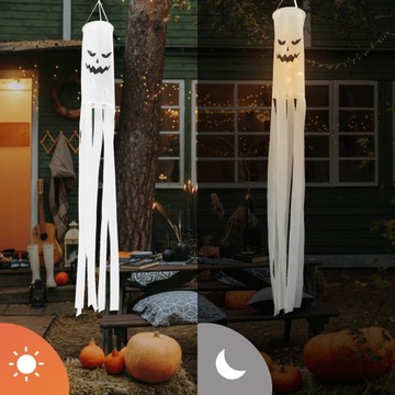 Светящийся баннер с декоративным флагом Ghost Windsock
