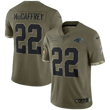 Koszulka męska 2023NFL Carolina Panthers Christian McCaffrey Olive Limited