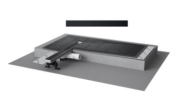 RADAWAY ODPŁYW LINIOWY GLASS B 85 5L085S/5R085SGB