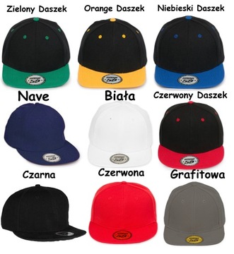 ШЛЯПА ПРЯМОГО КОЗЫРЯ, С ВЫШИВКОЙ ЛОГОТИПА С НАПЕЧАТАННОЙ НАДПИСЬЮ