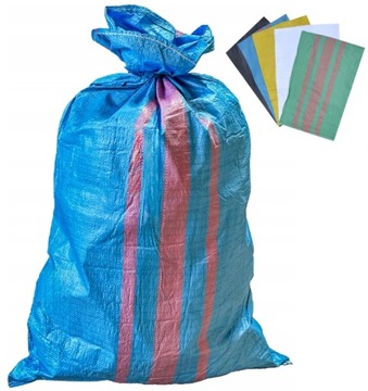 Worki Worek PP 50KG 65x105cm Węgiel Gruz Zboże BARDZO MOCNE 30szt