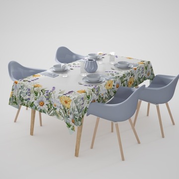 СКАТЕРЬКА СТОЙКАЯ К ПЯТЯНИЯМ 140X240 ГЛАДКАЯ МАТОВАЯ ТОЛСТАЯ