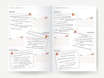 КАЛЕНДАРЬ ШКОЛЬНОГО РАСПИСАНИЯ ДЛЯ УЧЕНИКА B6 2024/2025 Г.