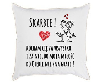 PODUSZKA WALENTYNKI PREZENT DLA NIEJ DLA NIEGO