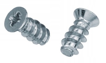 KOMPLET WKRĘTY EURO ŁEB STOŻKOWY 6,3x13mm 50 sztuk