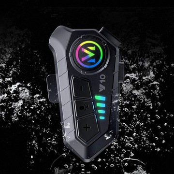 SŁUCHAWKI DO KASKU MOTOCYKLOWEGO BLUETOOTH 5.3 DWUSTRONNE STEREO HIFI IPX6