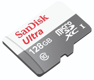 Карта памяти SANDISK 128 ГБ micro SD XC CL 10 ULTRA 100 МБ UHS1 для телефона
