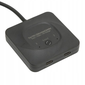 Переключатель USB C 2 в 1 Plug and Play, выход 8K