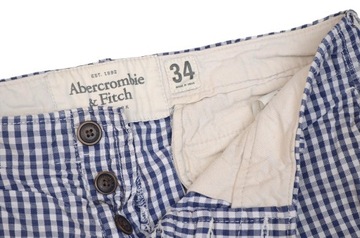 ABERCROMBIE & FITCH MĘSKIE SPODENKI ROZM.34 PAS 88 CM