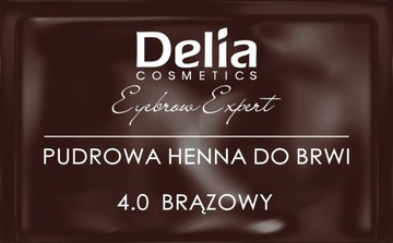 DELIA Хна для бровей - порошок DELIA COSMETICS 4г, 4,0 КОРИЧНЕВЫЙ