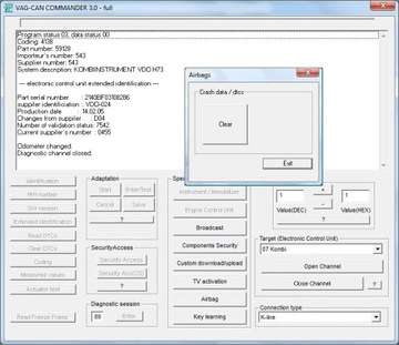 ИНТЕРФЕЙС VAG Super Commander 2.9 K+CAN+TP 89-2009