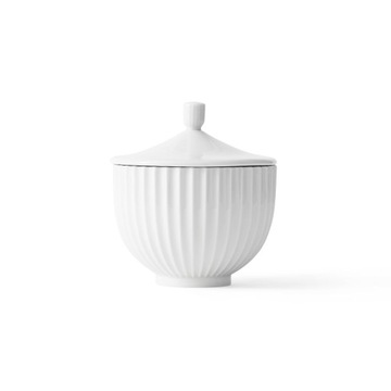 Lyngby Porcelain Bomboniera 14 cm Cukiernica Biała