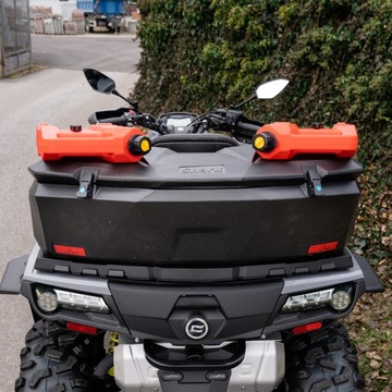 ЗАДНИЙ КУЗОВ ДЛЯ CFMOTO 850 1000 SEGWAY ДЛЯ квадроцикла 105 литров AX105 SHARK