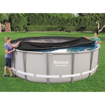Bestway Pokrywa na basen Flowclear, 488 cm