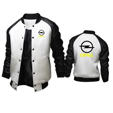 Spring Autumn Baseball Jackets Man Opel Print Men'