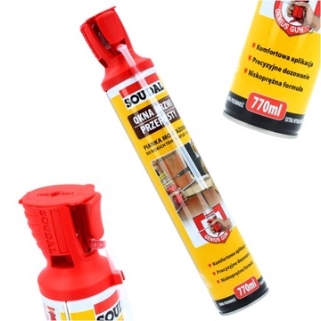 Монтажная пена SOUDAL 770 мл низкие температуры
