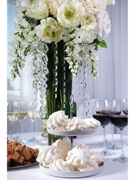 ХРУСТАЛЬНАЯ ГИРЛЯНДИЯ 2м цепочка украшение КРИСТАЛЛЫ вечеринка, мероприятие, свадьба