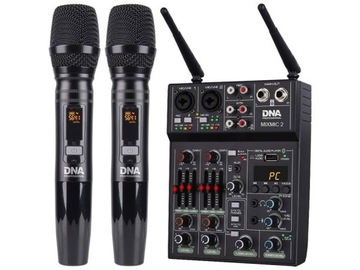 Mikser audio DNA MIXMIC 2 USB BT + 2 mikrofony