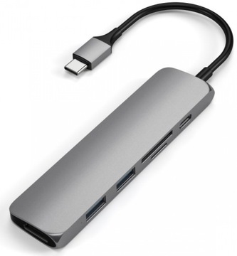 Многопортовая станция Satechi Slim V2 USB-C ST-SCMA2M