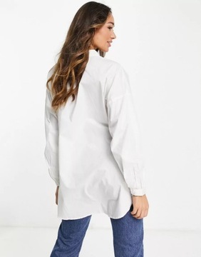 VERO MODA KOSZULA OVERSIZE DAMSKA ECRU 36 S 1VAE