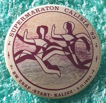 ODZNAKA SUPER MARATON CALISIA 100KM KALISZ 1983