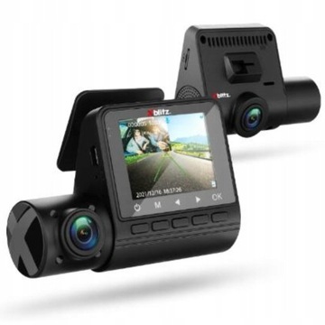 WIDEOREJESTRATOR KAMERA FULL HD Z KAMERĄ WEWNĘTRZNĄ XBLITZ DUAL VIEW ADAS