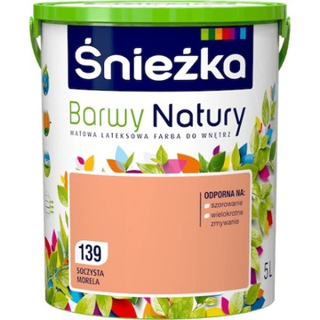 FARBA ŚNIEŻKA BARWY NATURY SOCZYSTA MORELA 5L