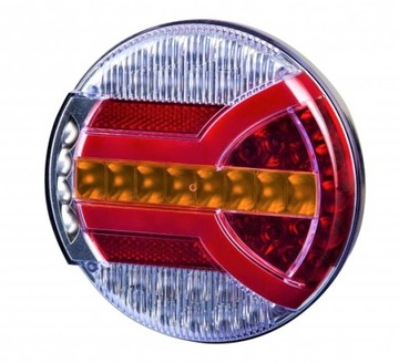 Lampa zespolona tylna okrągła Laweta przyczepa 5f