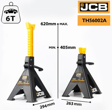 АВТОМОБИЛЬНЫЕ СТОЙКИ ДЛЯ МАСТЕРСКОЙ JORTS С ЗАМКОМ STRONG 6T 2шт JCB