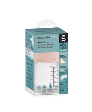 SUAVINEX БУТЫЛКА ZERO ZERO 180 МЛ РЕГУЛИРУЕМЫЙ ПОТОК