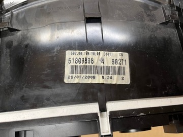 FIAT CROMA II 1.9 JTD PŘÍSTROJOVÁ DESKA BUDÍKY 51809898