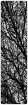 Organizer ścienny Bertoni z nadrukiem Serenity L 25x95 cm