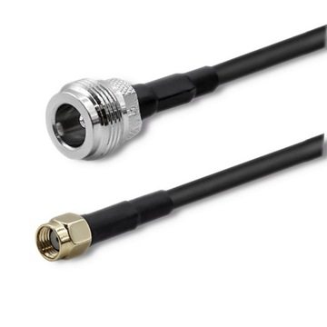 Коаксиальный кабель Qoltec RG58 N, гнездо RP-SMA