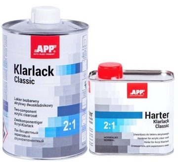 LAKIER BEZBARWNY APP 2K HS Acryl Classic 2:1 HIT !